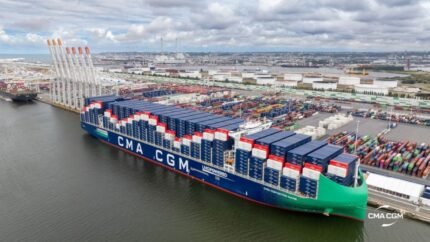 CMA CGM estrena el CMA CGM NOTRE DAME, el portacontenedores propulsado por GNL más grande del mundo