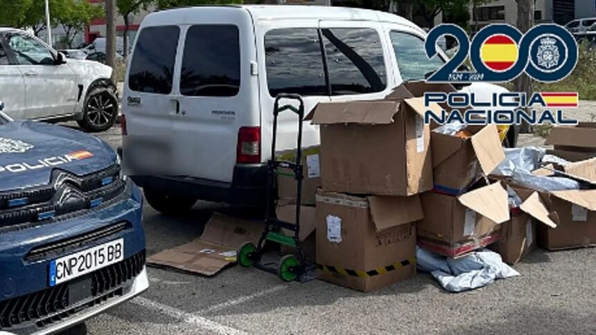 Desarticulada una organización que explotaba a repartidores de paquetería