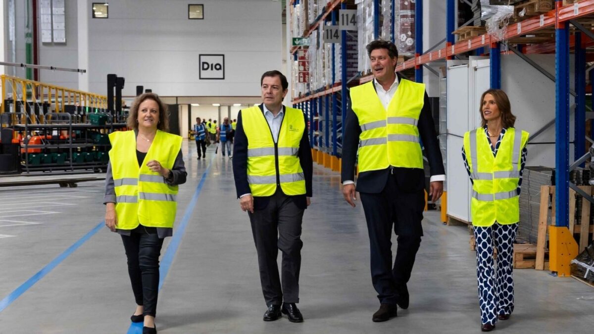 Dia inaugura un nuevo centro logístico en Villadangos del Páramo. Foto: Grupo Dia Dia inaugura un nuevo centro logístico en Villadangos del Páramo