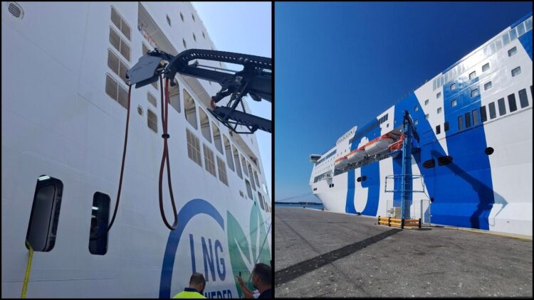 GNV avanza en la implantación del cold ironing en su flota