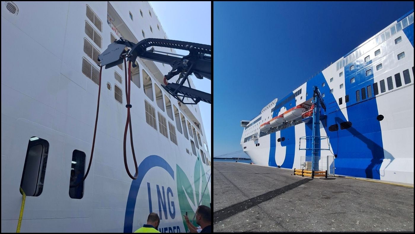 GNV Advances in the Implementation of Cold Ironing in Its Fleet