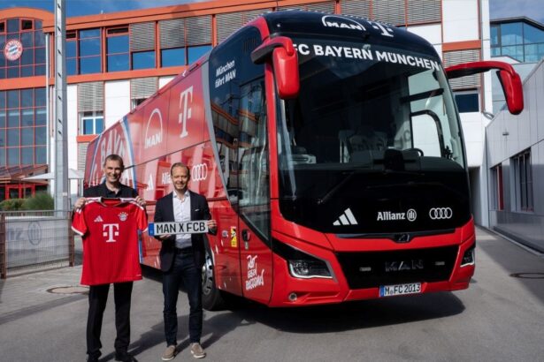 MAN entrega un innovador autobús de equipo al FC Bayern de Múnich