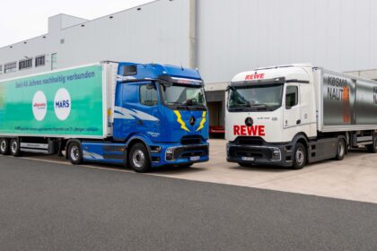 Mars y REWE realizan una ruta piloto con camiones eléctricos de las fábricas a las tiendas