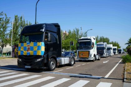 Tradime Aragón reunió a los transportistas en Zaragoza para celebrar la tradicional Fiesta de San Cristóbal. Fotos