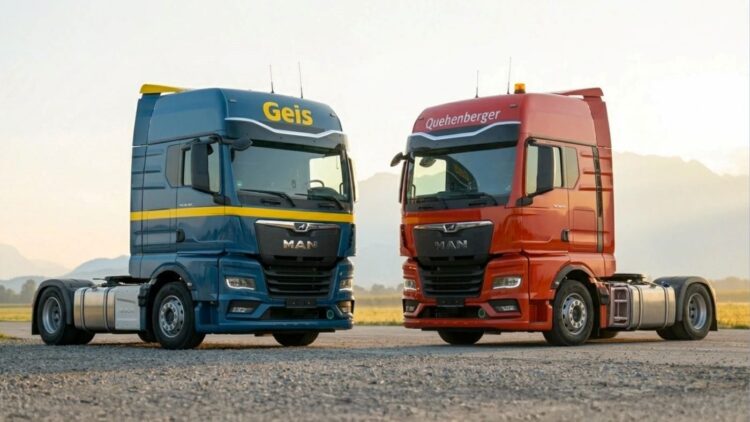 Quehenberger Logistics renovará su flota con 350 camiones MAN hasta 2028